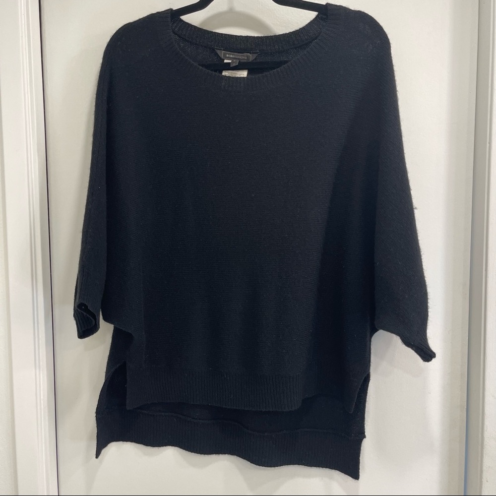 BCBG Max Azria short sleeve wool sweater. Medium